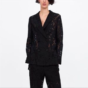 COPY - Zara black lace suit